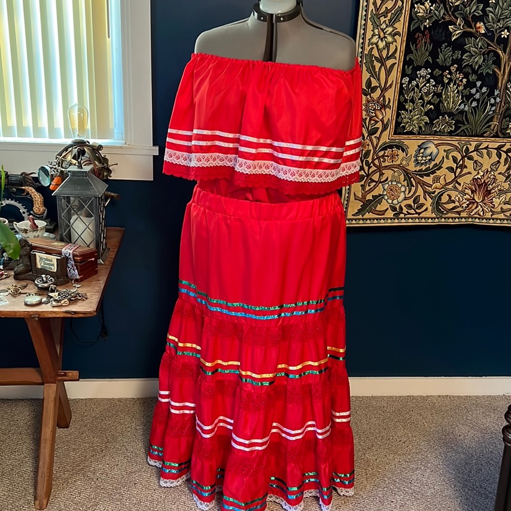 Handmade Spanish Celebration Skirt and Top